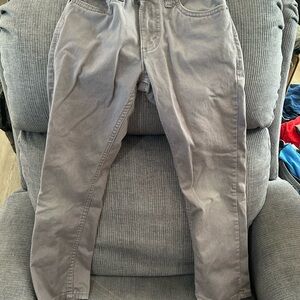 Gray Casual Pants